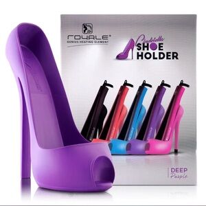 Royale Cinderella Shoe Holder - Deep Purple hot hair tool holder